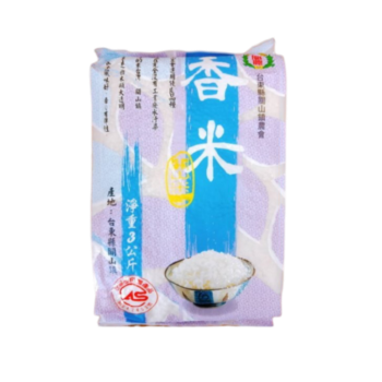 關山CAS香米 3kg 
